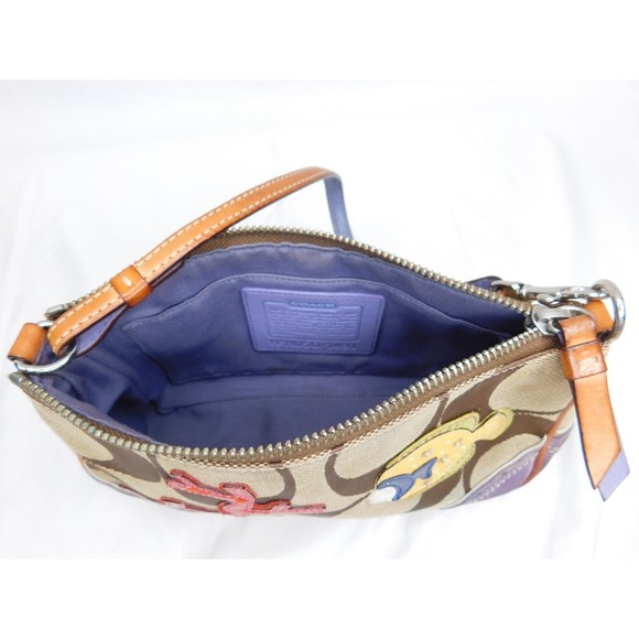 COACH Y2K Limited Edition Signature Fish Coral Applique Mini Baguette - Picture 11 of 12